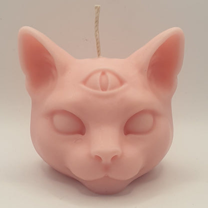 Third Eye Cat Candle