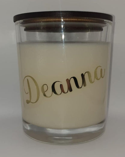 Personalised Single Wick Scented Candles