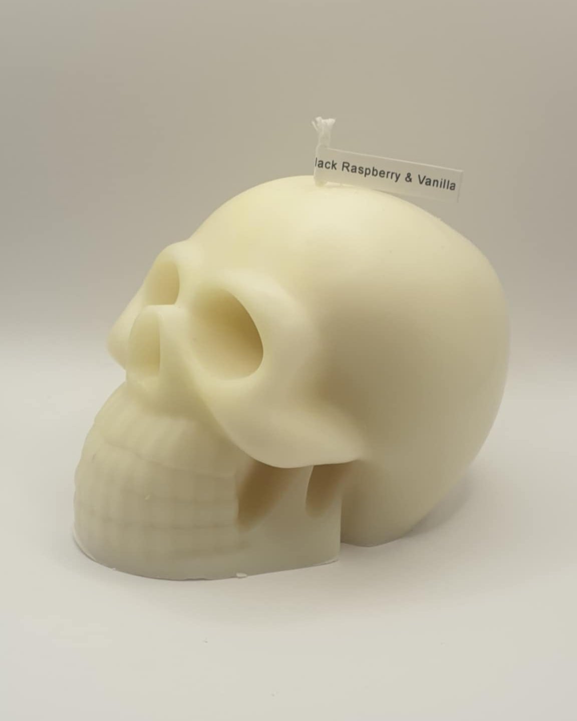 Large Skull Candle