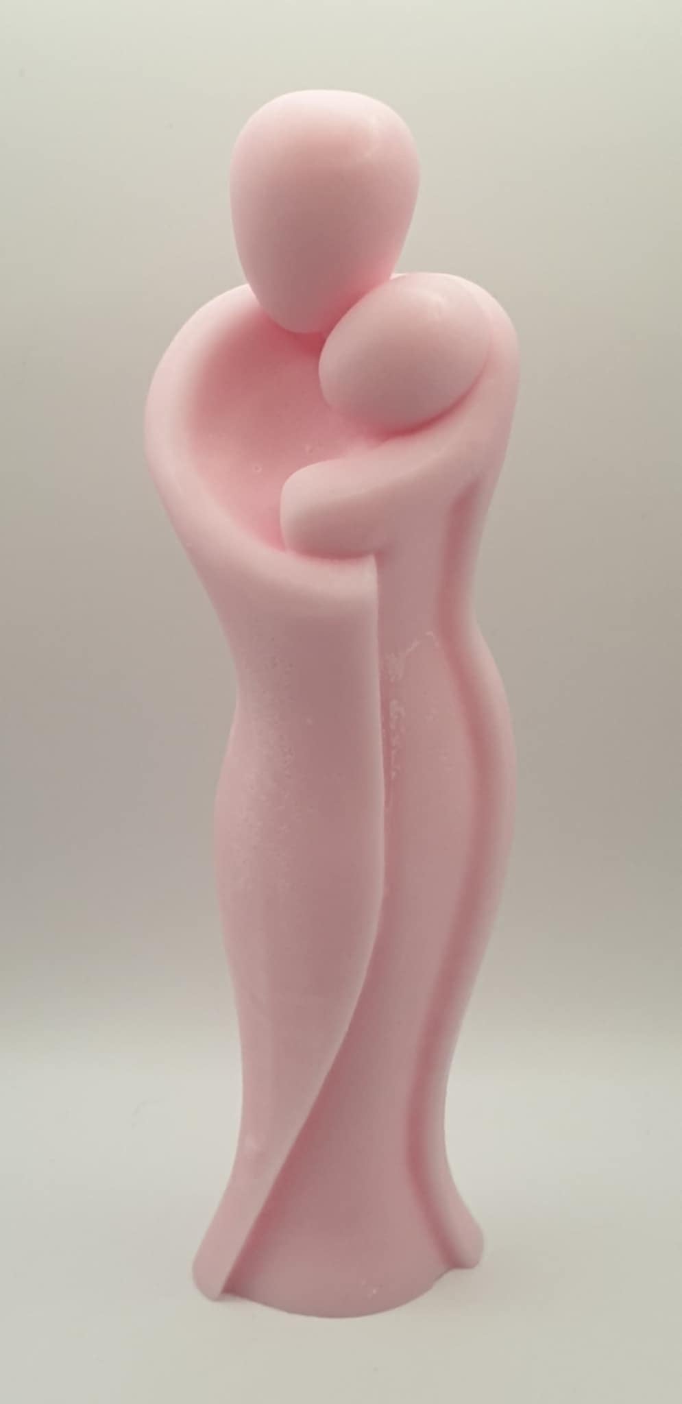 Tall Embrace Pillar Candle