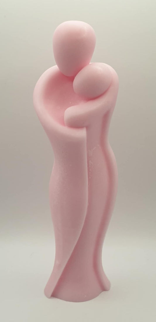 Tall Embrace Pillar Candle