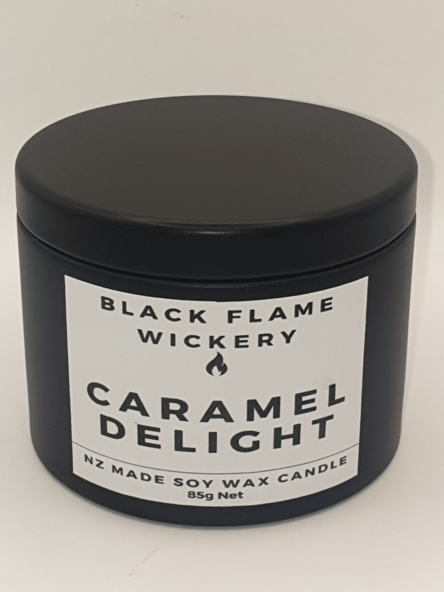Small Black Tin Candle 85g