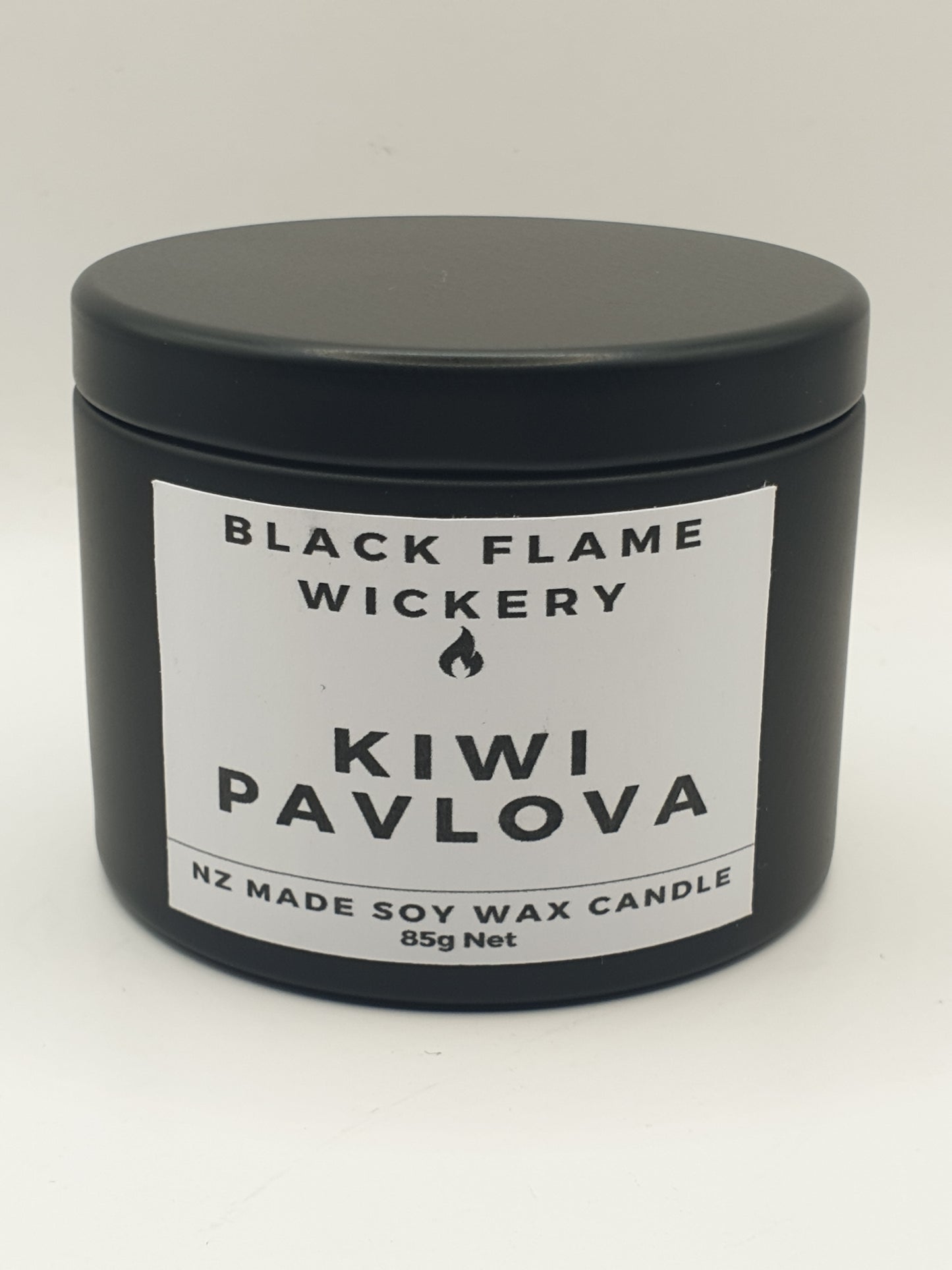 Small Black Tin Candle 85g