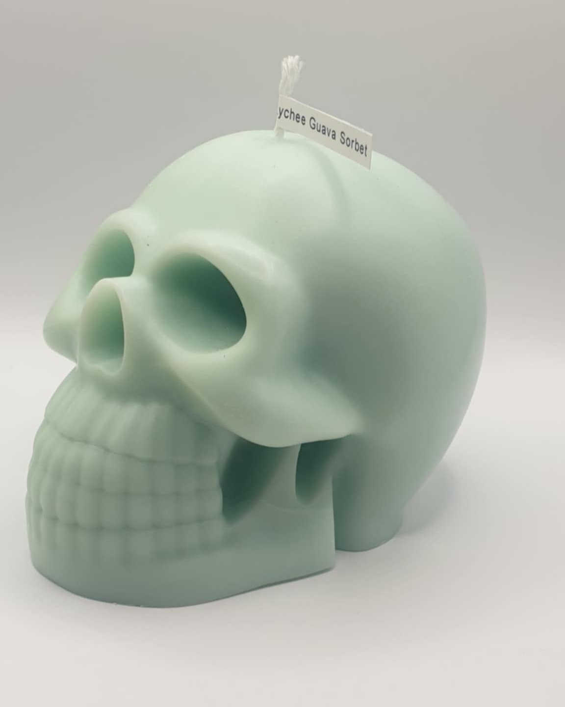Large Skull Candle