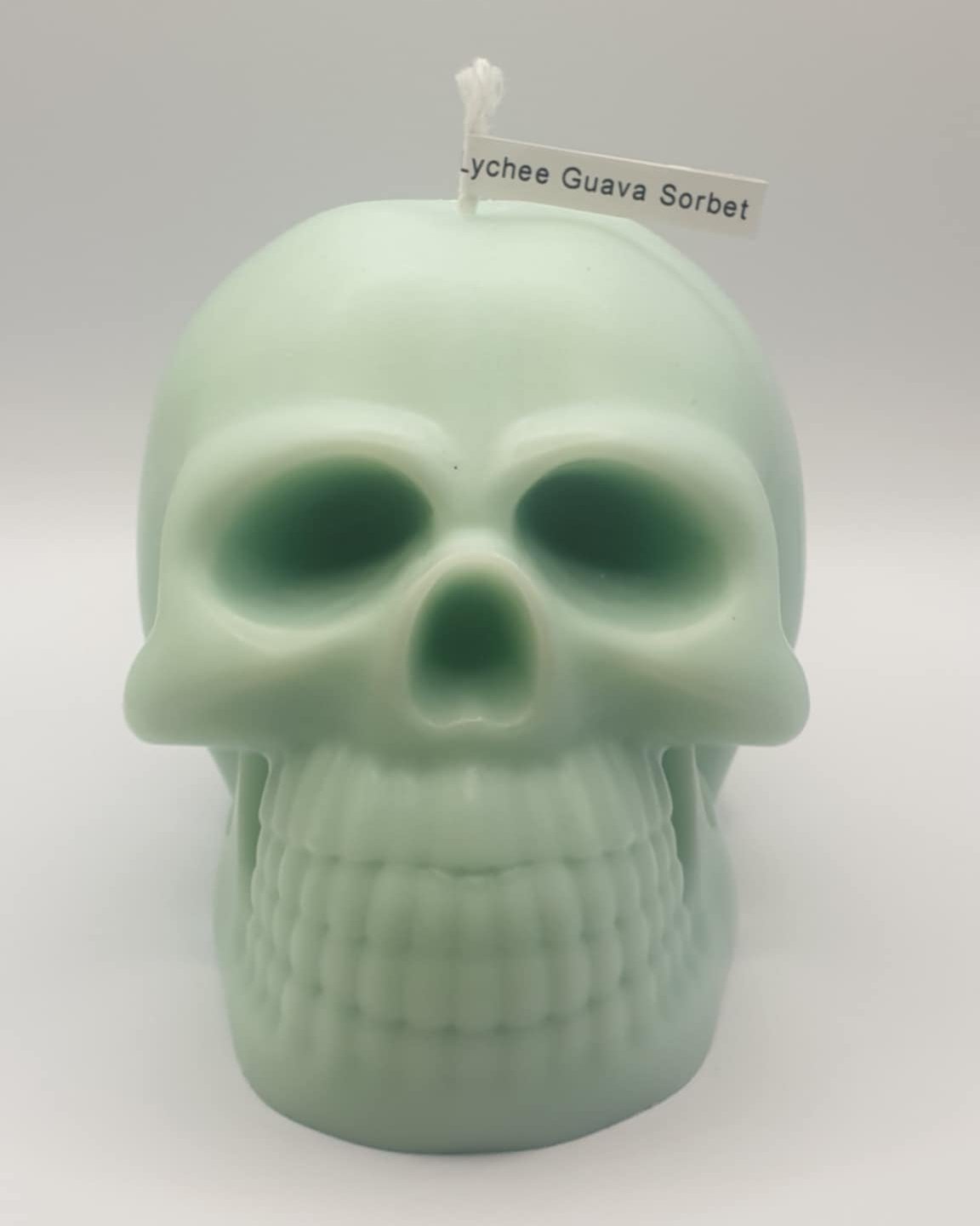 Large Skull Candle