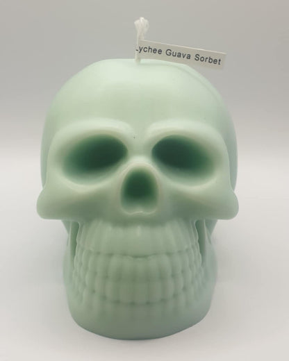 Large Skull Candle